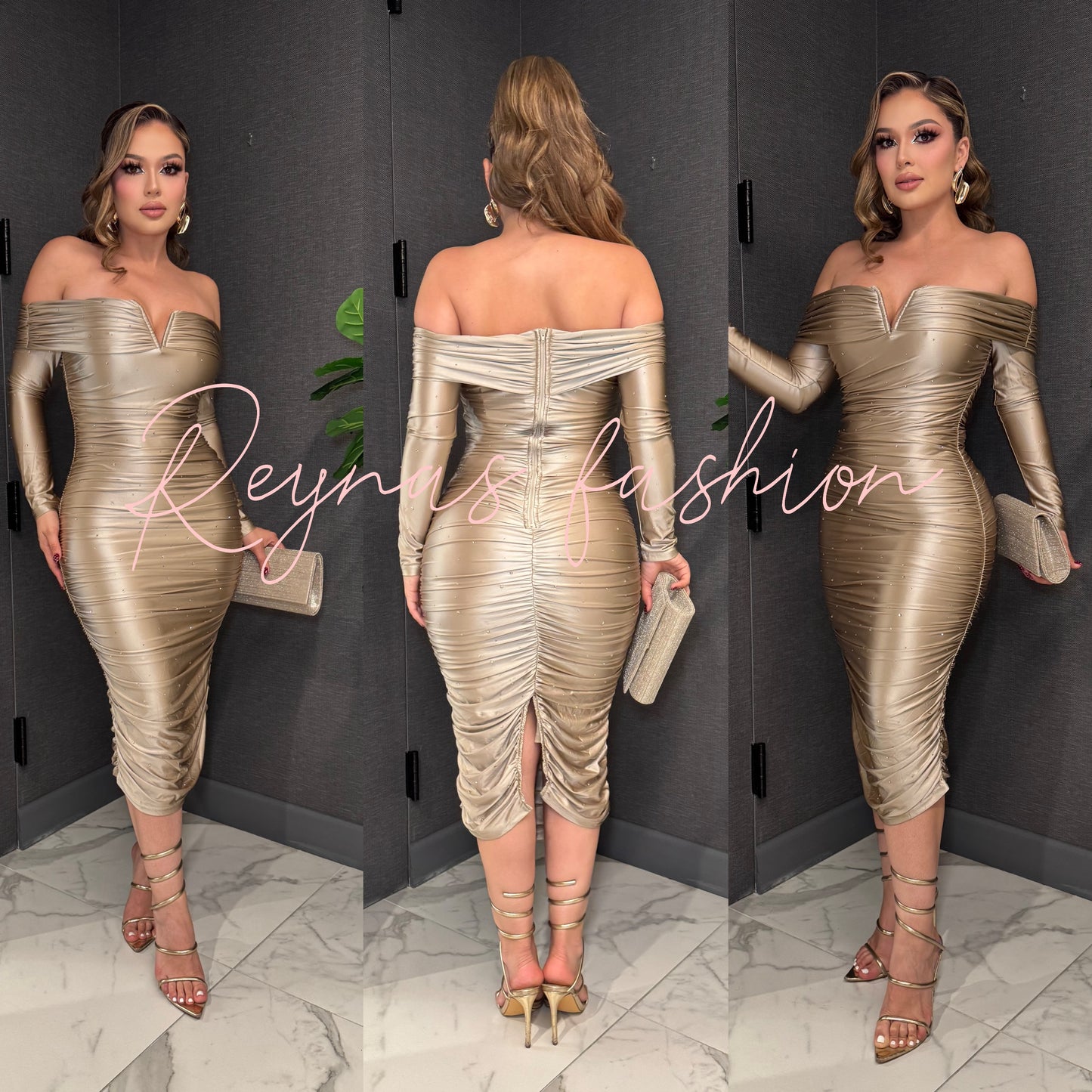 π Antonela satin dress