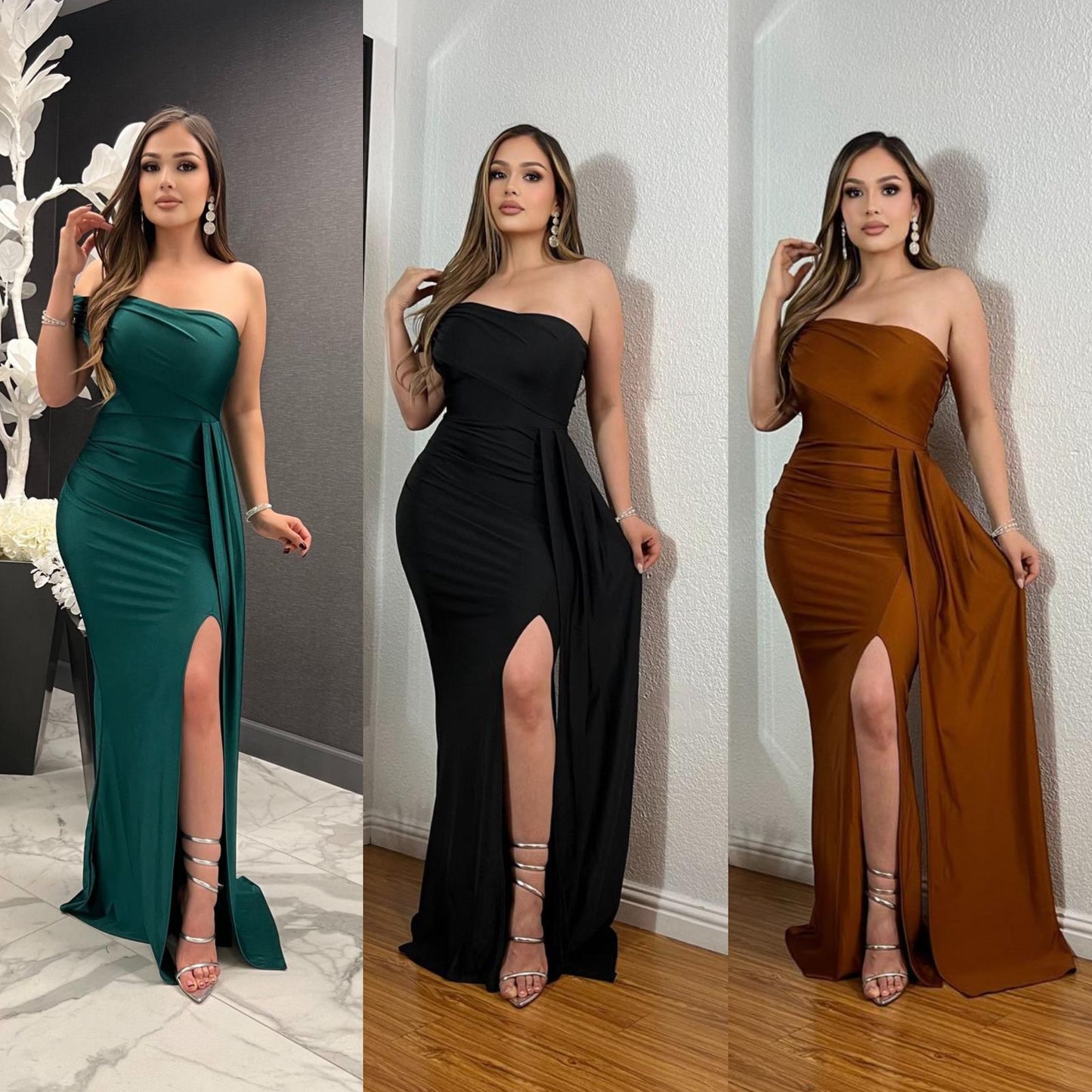 VESTIDO LARGO ALINE