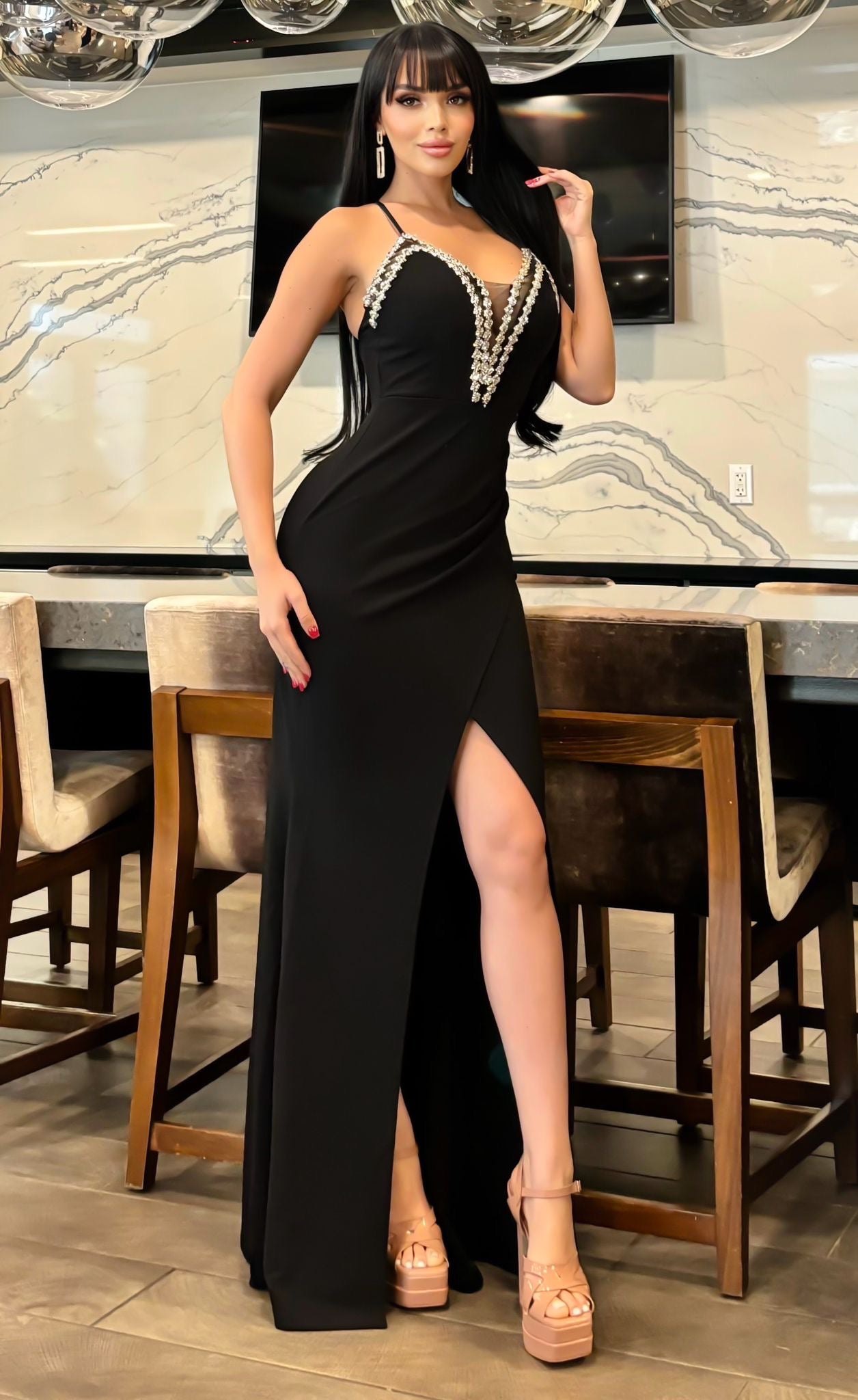 VESTIDO LARGO ISABELA