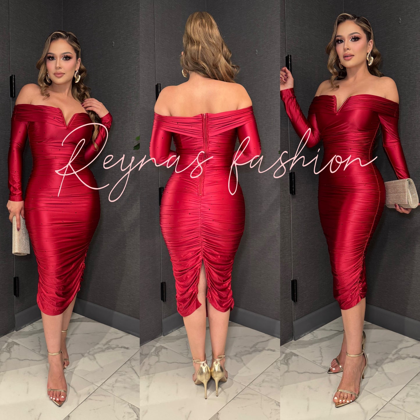 π Antonela satin dress