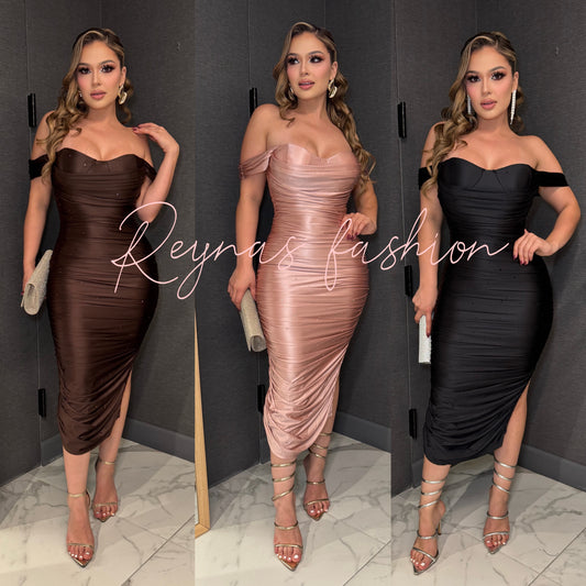 🎀 Amor Satin dresss