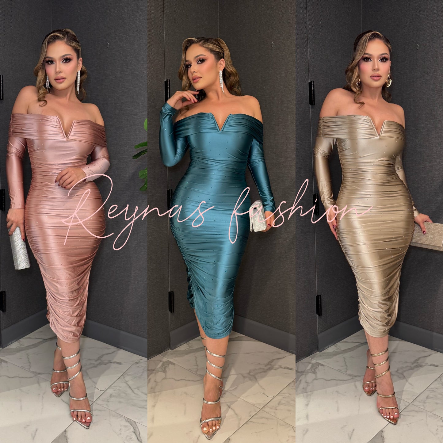 π Antonela satin dress