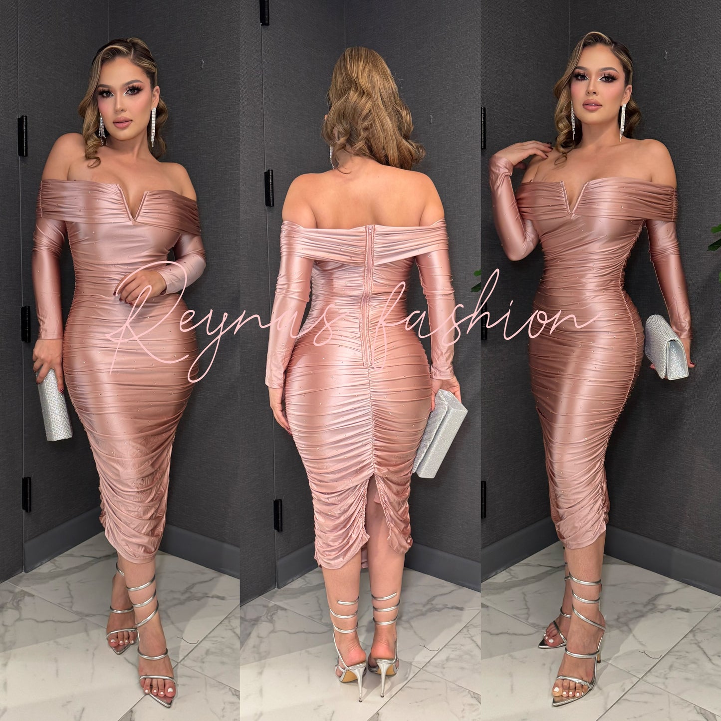 π Antonela satin dress