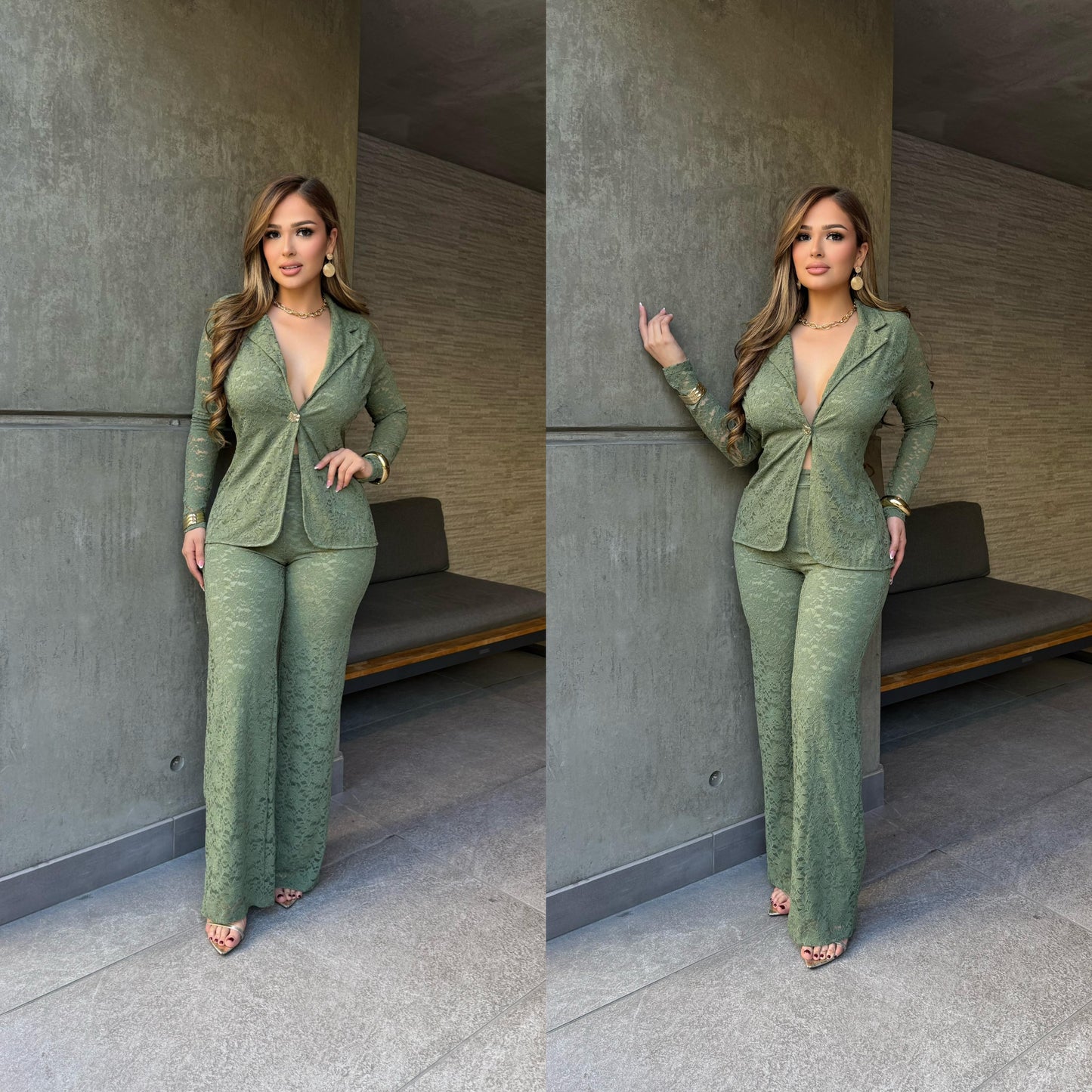 š Monica two-piece lace set