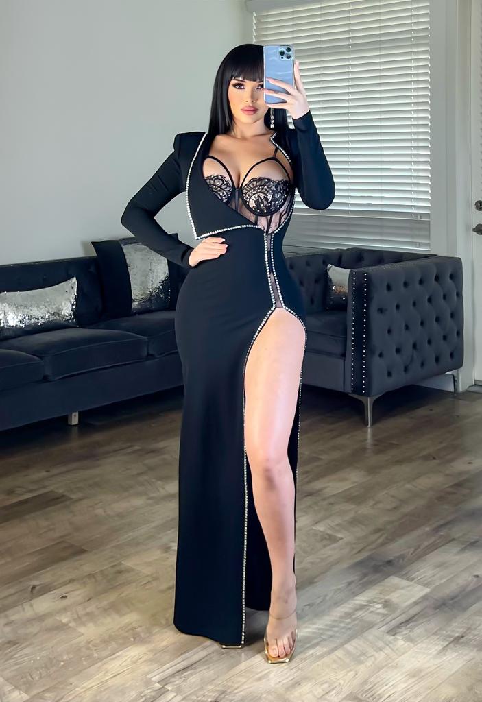 vestido sexy de janet