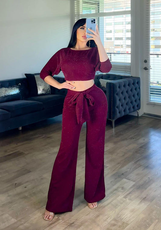Conjunto Yury de camiseta y pantalón de manga larga
