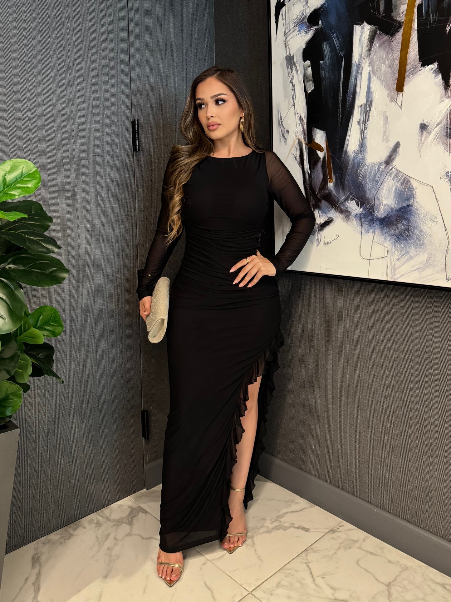 🎀Orian Mesh Dress