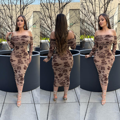 🎀ruby mesh dress