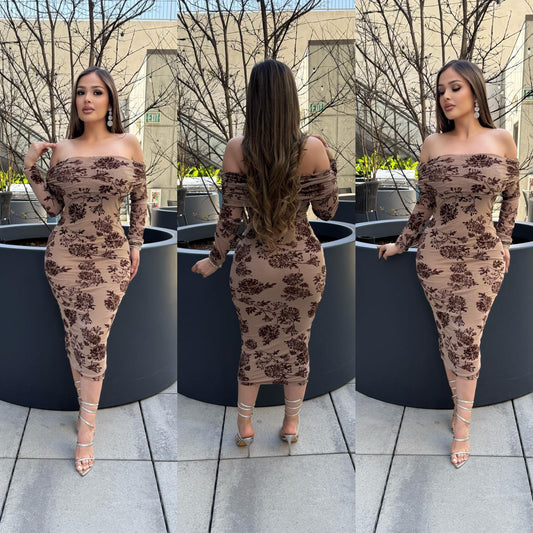 🎀ruby mesh dress