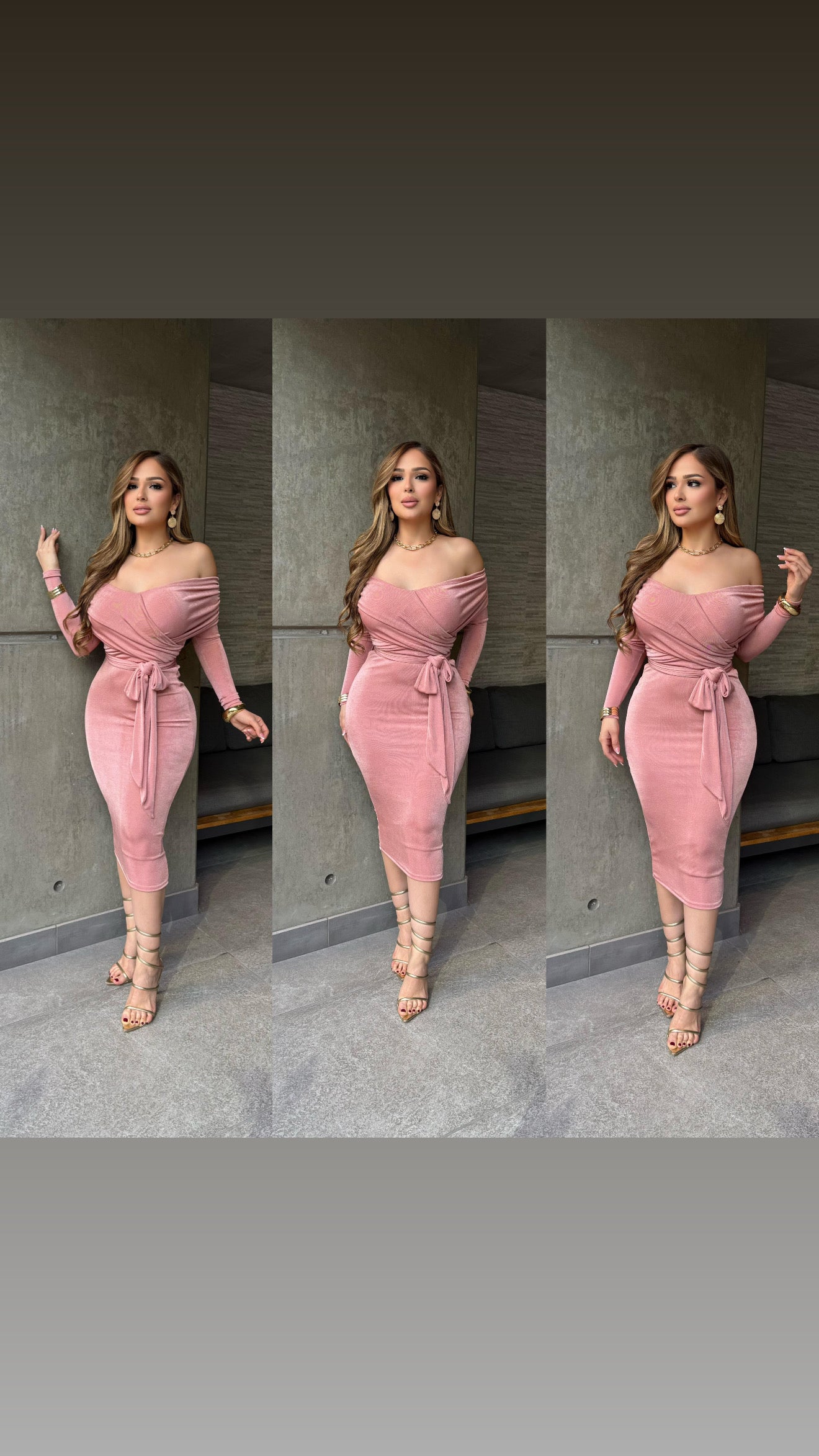 Nareth off shoulder dress