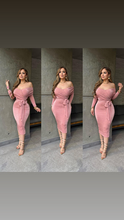 Nareth off shoulder dress