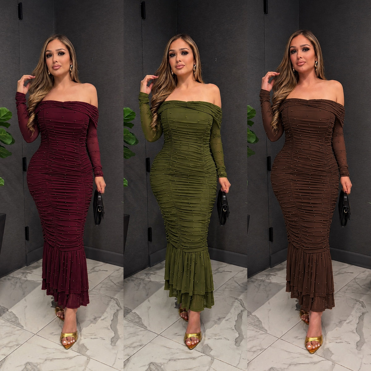 🎀 Karely maxi dress