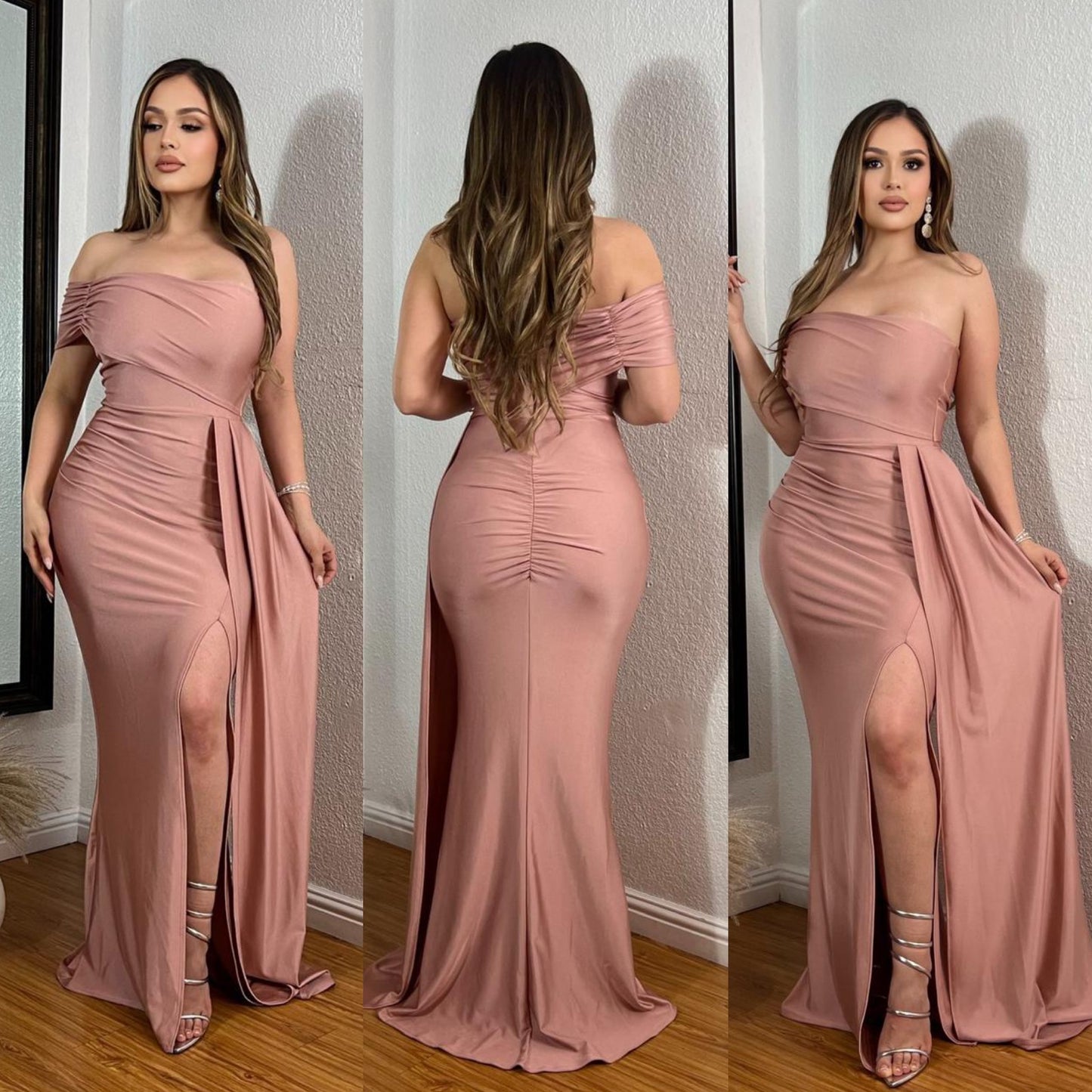 VESTIDO LARGO ALINE
