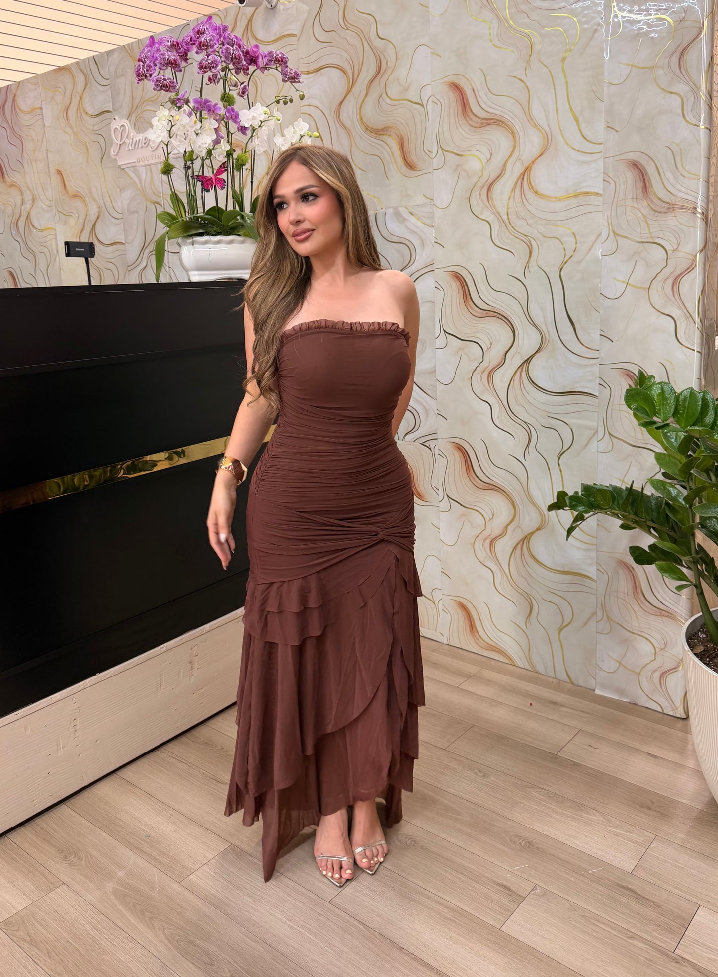Isabella maxi dress