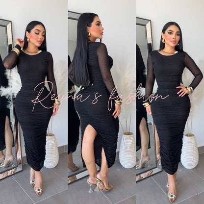 🎀Nuria dress with rhinestones