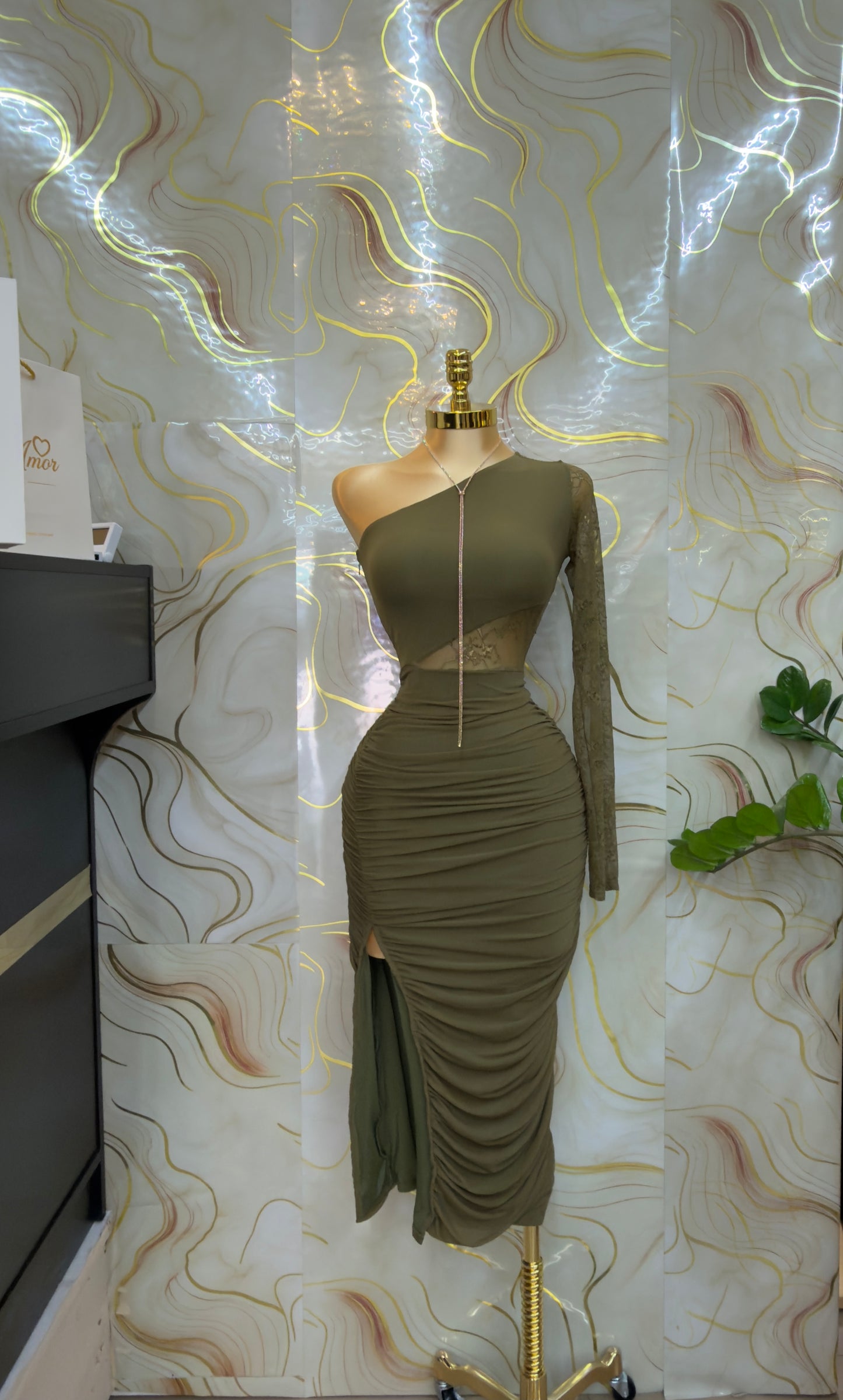 Victoria One-Shoulder Dress