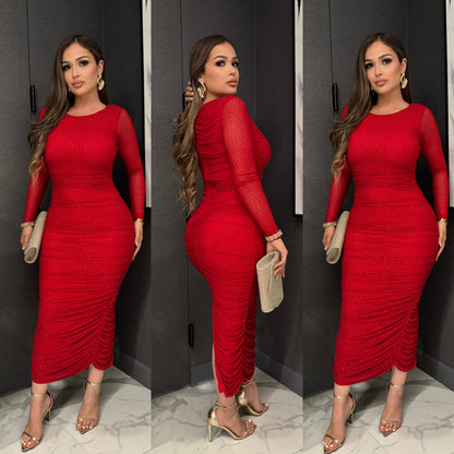 Vestido Nuria con pedrería