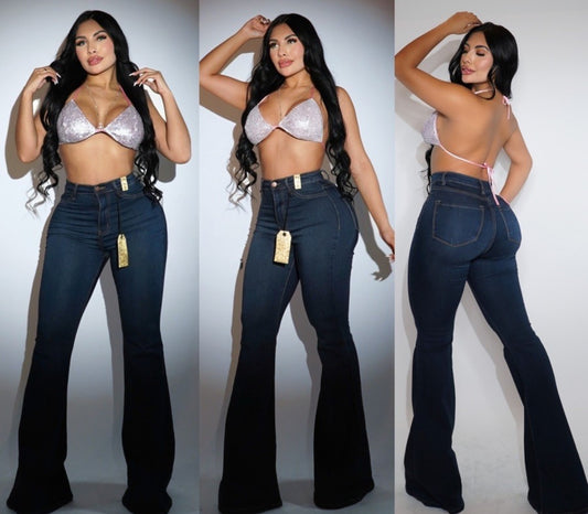 super stretchy flared pants