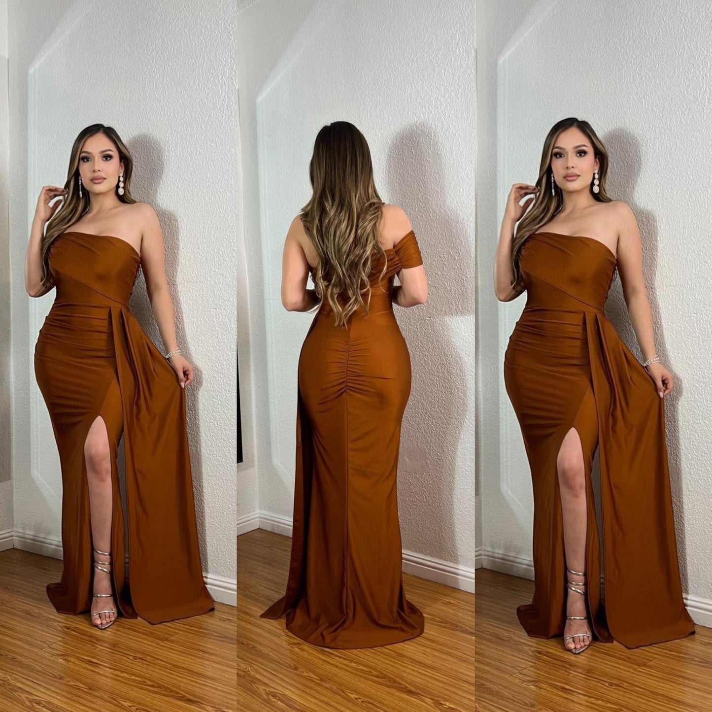 VESTIDO LARGO ALINE