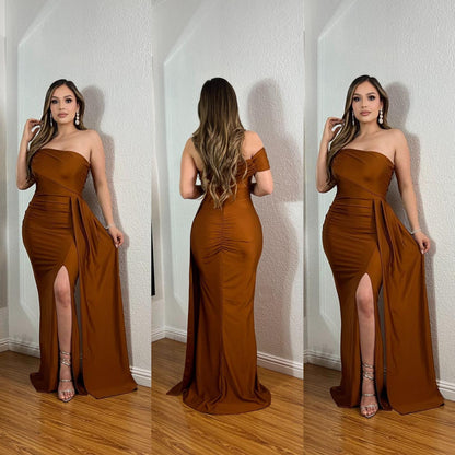 VESTIDO LARGO ALINE