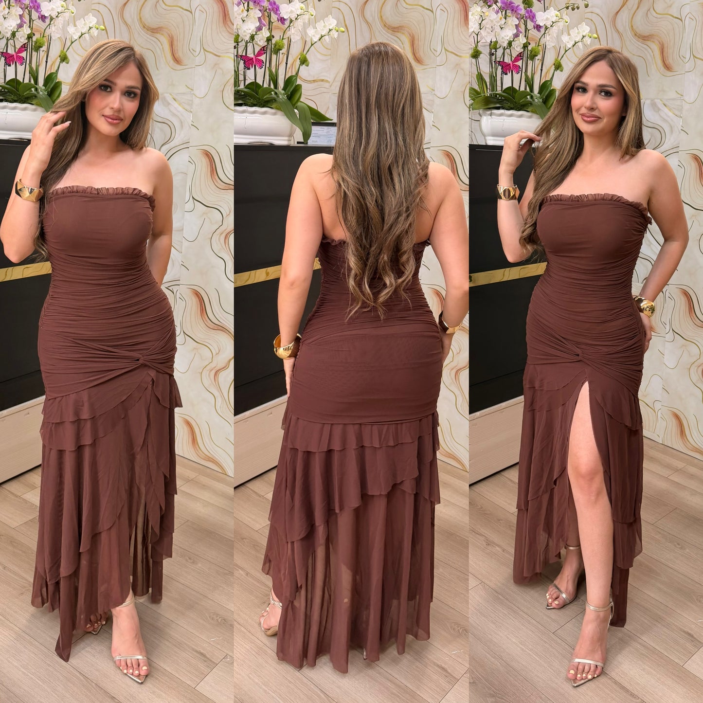 Isabella maxi dress