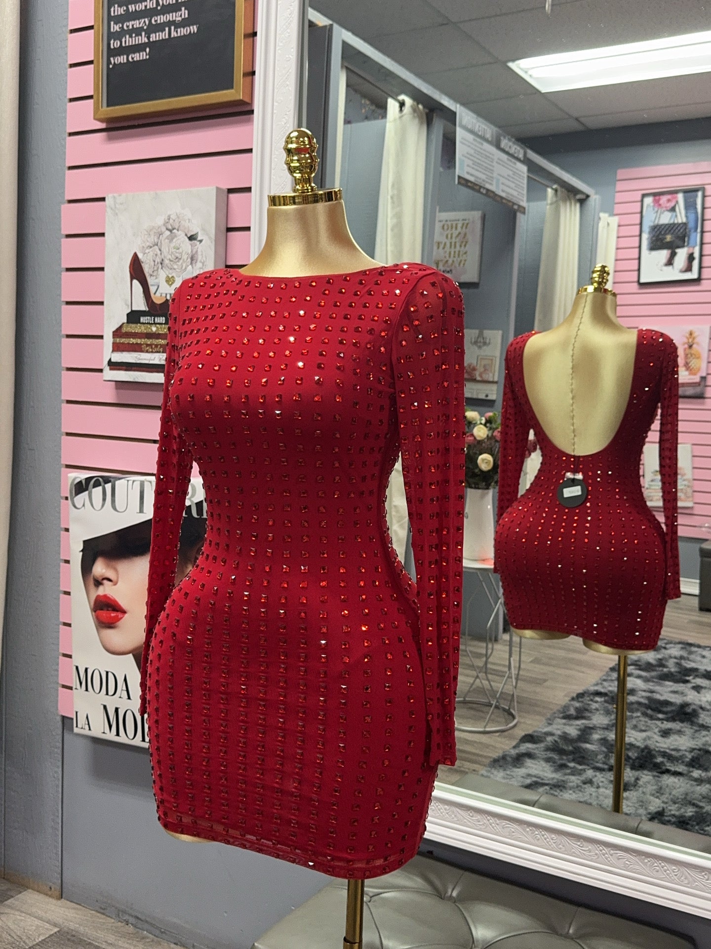 🎀Cristal midi dress