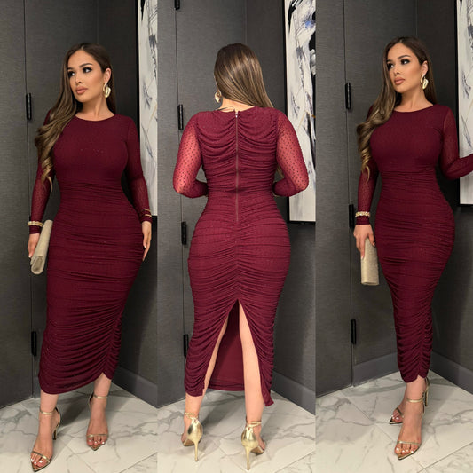 Vestido Nuria con pedrería