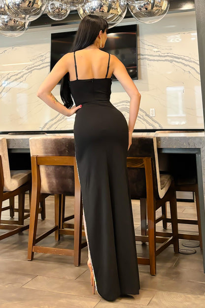 Marisol sexy vestido largo