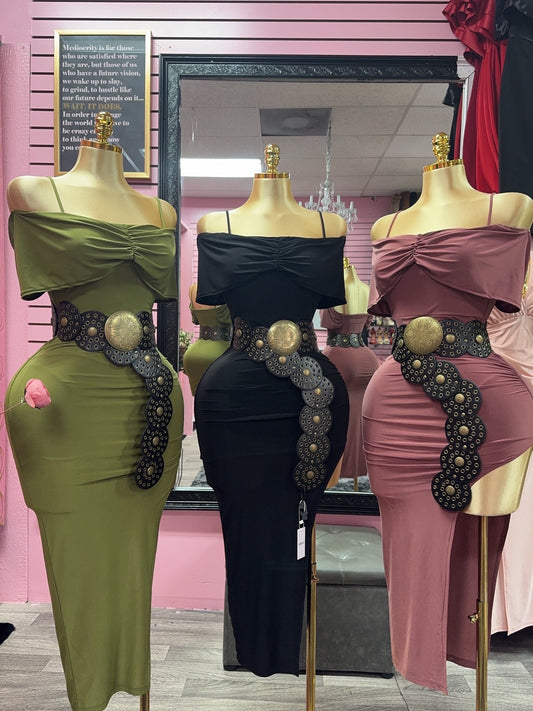 Itati dress {no incluye cinto}