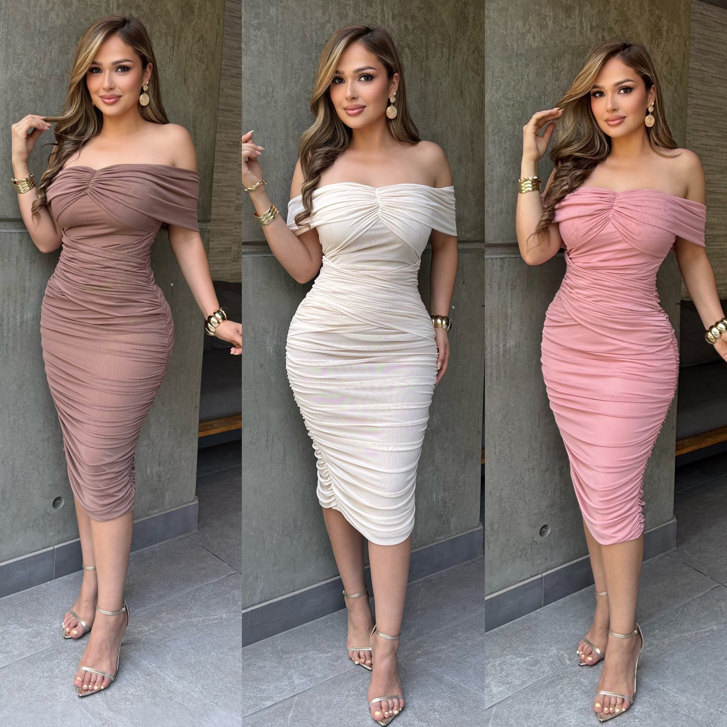 Valeria Luxe Midi Dress