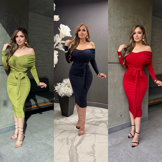 Nareth off shoulder dress