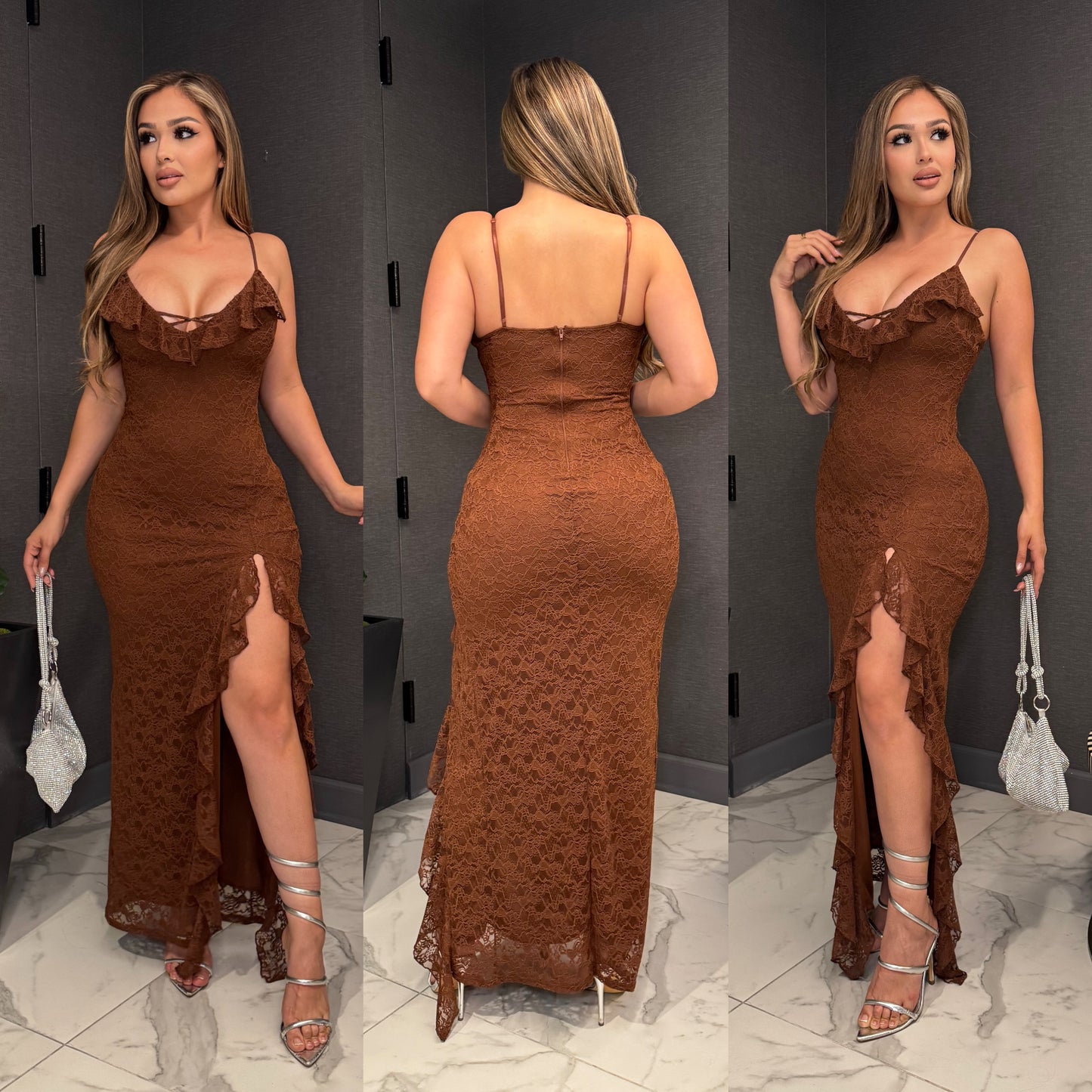 Paulina lace dress