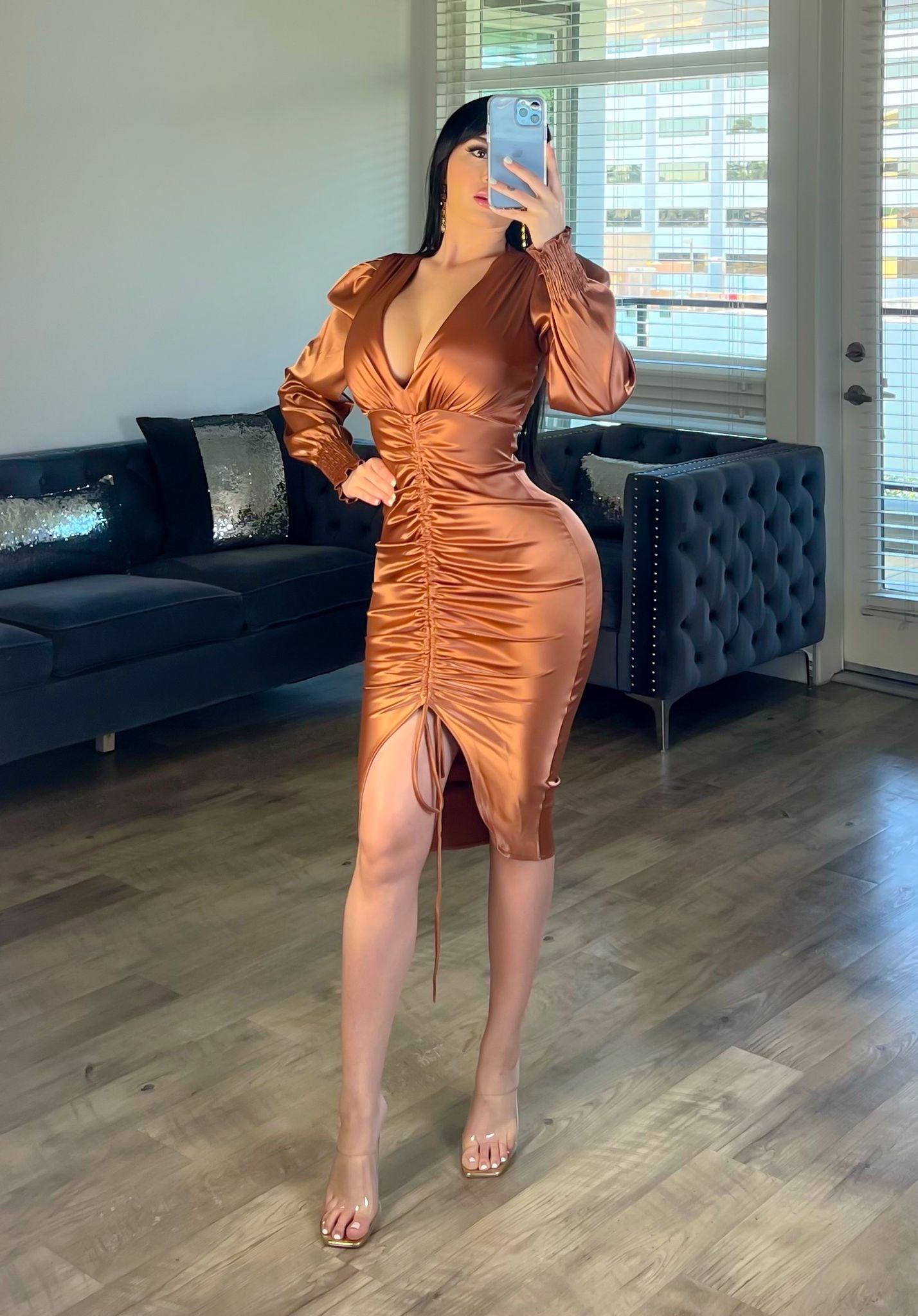 VESTIDO SATÉN DASHA
