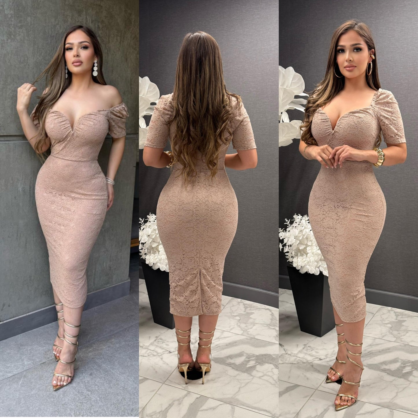 🎀Mariana Lace Dress