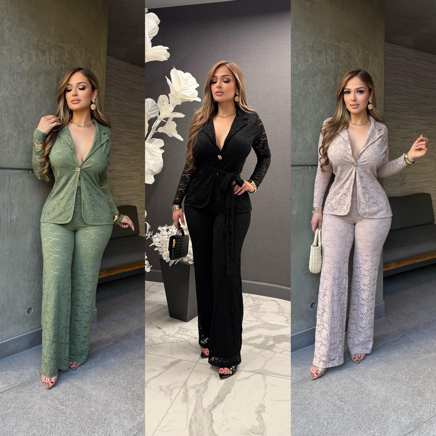 🎀 Monica two-piece lace set