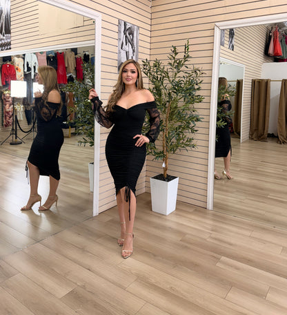Alessandra Lace Midi Dress
